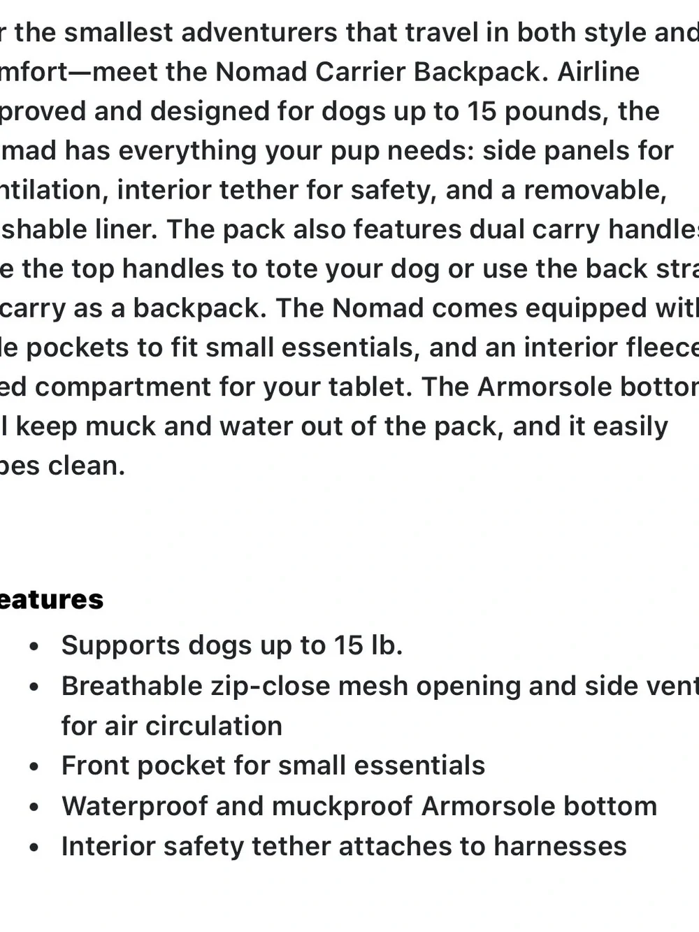 Kurgo Red Pet Carrier Backpack with Teal Interior